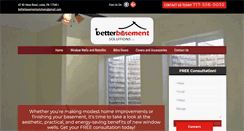 Desktop Screenshot of betterbasementsolutionsllc.com